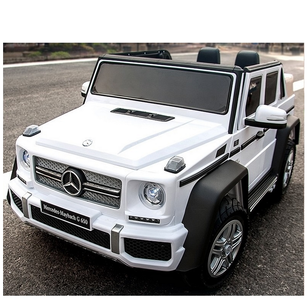 Продукт Акумулаторен джип Mercedes G650 Maybach 4X4, 12V , с меки гуми и кожена седалка - 0 - BG Hlapeta